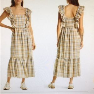 Plaid tiered maxi from Madewell